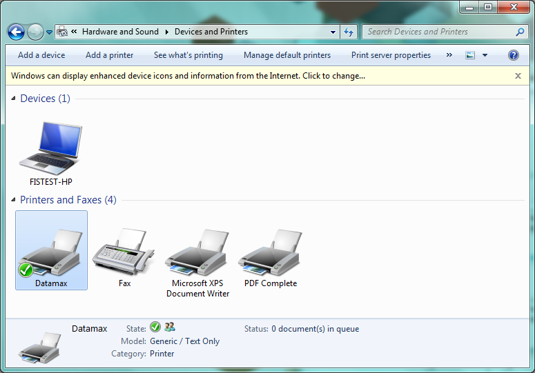 Thermal Printer Setup Windows 7 Pass The Parcel